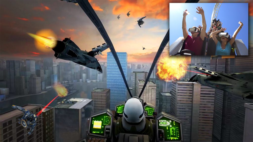 Six Flags - Virtual Reality Coaster3
